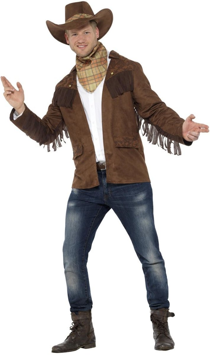 Cowboy & Cowgirl Kostuum | Sheriff Jamie Fast Gun | Man | Large | Carnaval kostuum | Verkleedkleding